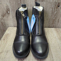 JUNIORS Winter Paddock Boots, Zips, box *new
