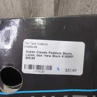 Paddock Boots, Laces, box *new
