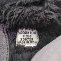 Winter Paddock Boot, Zipper, Box *new
