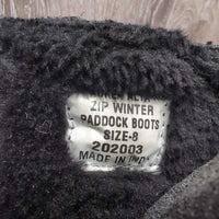 Winter Paddock Boot, Zipper, Box *new
