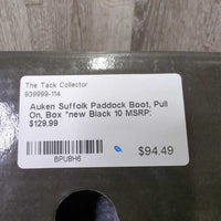 Paddock Boot, Pull On, Box *new
