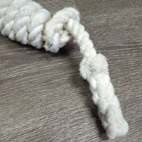 Narrow Cotton Blend Lead Rope, snap *gc, FUSED SNAP, clean, stains/dingy, pilly
