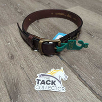 Leather Belt, Buckle, Bits, tag *new
