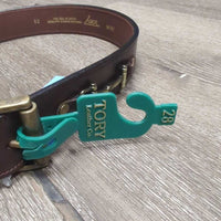 Leather Belt, Buckle, Bits, tag *new
