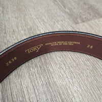 Leather Belt, Buckle, Bits, tag *new
