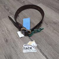 Leather Belt, Buckle, Bits, tag *new
