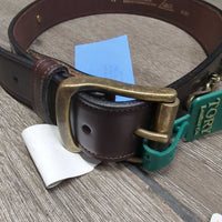 Leather Belt, Buckle, Bits, tag *new
