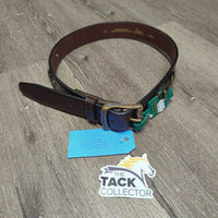 Leather Belt, Buckle, Bits, tag *new
