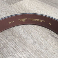 Leather Belt, Buckle, Bits, tag *new
