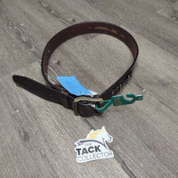 Leather Belt, Buckle, Bits, tag *new
