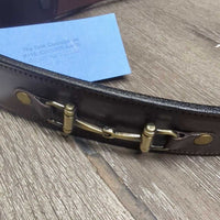 Leather Belt, Buckle, Bits, tag *new

