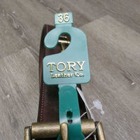 Leather Belt, Buckle, Bits, tag *new

