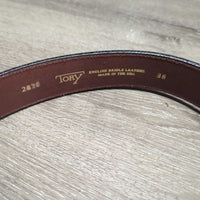 Leather Belt, Buckle, Bits, tag *new
