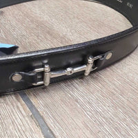 Leather Belt, Buckle, Bits, tag *new
