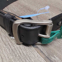 Leather Belt, Buckle, Bits, tag *new
