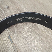 Leather Belt, Buckle, Bits, tag *new
