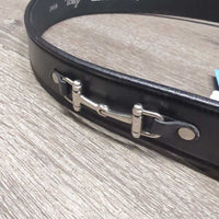 Leather Belt, Buckle, Bits, tag *new
