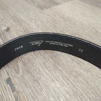 Leather Belt, Buckle, Bits, tag *new
