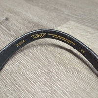 Rsd/FS Narrow Leather Belt, Buckle, tag *new
