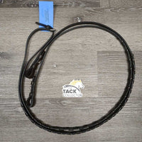 1/2" Soft Leather Braided Reins *xc/vgc, clean, oil, mnr undone stitching
