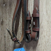 FS Rsd Padded Bridle, Braided Reins *vgc, clean, rubs, oily, scrapes, rubs
