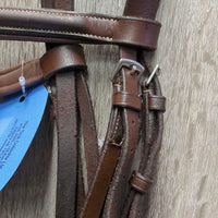 FS Rsd Padded Bridle, Braided Reins *vgc, clean, rubs, oily, scrapes, rubs
