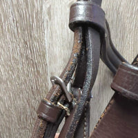 FS Rsd Padded Bridle, Rsd/FS Braided Reins *vgc, clean, rubs, scrapes, v.oily
