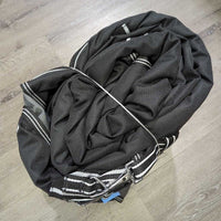 Med Hi Neck Winter Blanket, 2 legs, tail, tags *xc, v. wpf, clean, v. mnr hair
