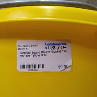 Round Plastic Bucket *xc, mnr dirt
