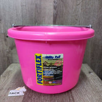Round Plastic Bucket, handle *xc, mnr dirt
