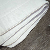 Pr Fleece No Bow Leg Quilts *vgc/gc, clean, pilly, creases, mnr dingy, hair, threads

