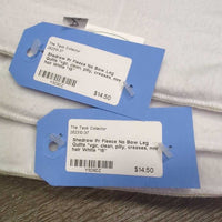 Pr Fleece No Bow Leg Quilts *vgc, clean, pilly, creases, mnr hair
