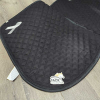 Quilt Jumper Saddle Pad, breast cancer embroidery, x2 piping, tabs, bag *new
