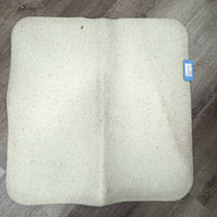 Wool Felt Saddle Pad Liner, stitched edge *gc, clean, hair, pills, dingy, stains, rubs
