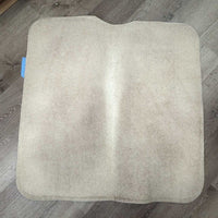Wool Felt Saddle Pad Liner, stitched edge *gc, clean, hair, pills, dingy, stains, rubs
