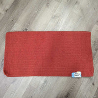 Thick Wool Western Saddle Pad - Blanket *xc, clean, curled corners & hairy edges
