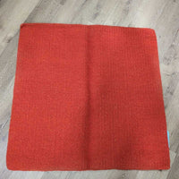 Thick Wool Western Saddle Pad - Blanket *xc, clean, curled corners & hairy edges
