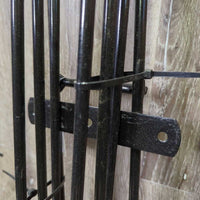 Set of 4: 1 Wall Mount Bracket, 3 Wire Saddle Racks, hooks, tag *new, scuffs, mnr scratches
