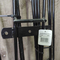 Set of 4: 1 Wall Mount Bracket, 3 Wire Saddle Racks, hooks, tag *new, scuffs, mnr scratches
