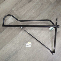 Wall Mount Folding Western Saddle Rack, tag *vgc, clean, mnr scuffs, rust, chipped paint
