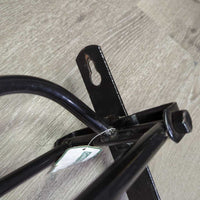 Wall Mount Folding Western Saddle Rack, tag *vgc, clean, mnr scuffs, rust, chipped paint
