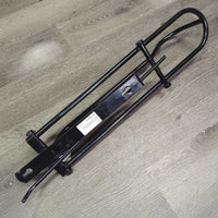 Wall Mount Folding Western Saddle Rack, tag *vgc, clean, mnr scuffs, rust, chipped paint
