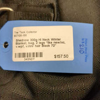 300g Hi Neck Winter Blanket, bag, 2 legs *like new/xc, v.wpf, v.mnr hair
