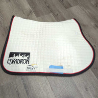Thick Quilt Jumper Saddle Pad, "Bexter Hof" *vgc, unstitched, clean, mnr stains, hair & pills
