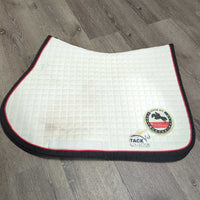 Thick Quilt Jumper Saddle Pad, "Bexter Hof" *vgc, unstitched, clean, mnr stains, hair & pills

