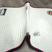 Thick Quilt Jumper Saddle Pad, "Bexter Hof" *vgc, unstitched, clean, mnr stains, hair & pills

