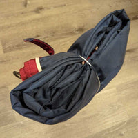 FULL Neck Cotton Lined Hvy Cordura Rain Show Sheet *NOT FOR TURNOUT *vgc/gc, clean, residue, faded, dusty, mnr wpf, older
