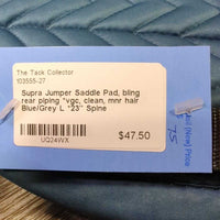 Jumper Saddle Pad, bling rear piping *vgc, clean, mnr hair
