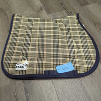 Thick Jumper Saddle Pad *vgc/gc, clean, stained underside, v.mnr hair, rubs, pills, older
