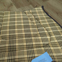 Thick Jumper Saddle Pad *vgc/gc, clean, stained underside, v.mnr hair, rubs, pills, older
